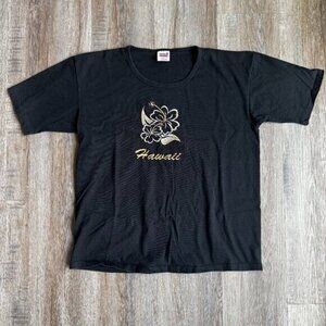 Vintage Embroidered Hawaii T Shirt Single Stitch